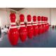 OEM Red  2m Tall Giant Blow Up Bowling Pins For Snow Sport Game