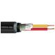 Rigid / Stranded Copper 2 Core 4 Core Armoured Cable For Laying Indoor Outdoor