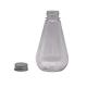 Medicine Storage 250ml HDPE Unique Shape Plastic Liquid Bottle with Customized Logo and Aluminum Cover