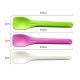 Coloful Mini PLA Biodegradable Compostable Cutlery Spoons Bulk For Dessert 4''
