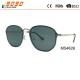 Unisex fashion sunglasses with  mirror lens ,made of metal frame, suitable for men and women