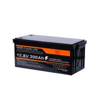 12.8V 200Ah LiFePO4 Battery 2560WH Durable Rapid Recharge Secure Power
