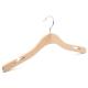 natrual color T shirt wooden hanger with pit on two shoulders