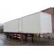 13m Curtain Side Semi Trailer Steel Box Double Axles for Dry Freight Cargos