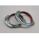 Electro Galvanised Tube Clamps 100mm With Red Sealent