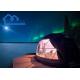 Outdoor 8m Family Camping Glamping Tent Dome With Bathroom ,Resort Camping Tents For 2-4 People
