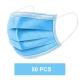 Breathable Disposable Surgical Face Masks 3 Ply  With Elastic Ear Loop