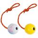 Natural Solid Rubber Rope Ball Dog Toy For Reward Teeth Cleaning