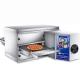 Commercial 0.5Kw Electric Pizza Conveyor Oven Countertop  Stainless Steel 18inch