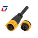 4PIN 10A Male Socket Female Plug Waterproof Power Cable Connector with Push Locking