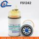 Truck Fs1242 Fuel Filter Engine Diesel Filter Cleaner With Water Cup