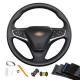 DIY Customized Car Accessories Black Artificial Leather Steering Wheel Cover For Chevrolet Malibu XL 2016 2017 Equinox 2017