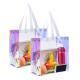 Women Travel Beach Holographic Clear Tote PVC Shopping Bag Waterproof Transparent