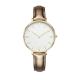 Professional 3 ATM Water Resistant Wrist Watch Ladies Rose Gold Watch With Leather Strap