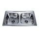 stainless steel sink 5 hole #FREGADEROS DE ACERO INOXIDABLE #building material #hardware #kitchen sink #sink