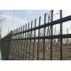 Steel Spear Top Fencing 1830mm height x 3050mm width 3 rails 40mm stain grey powder interpon Post 100mm RHS