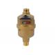 Domestic Multi Jet Brass Water Meter Anti-theft for Cold / Hot Water LXH-15A