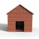 Waterproof Outdoor Pet House Steel And Plastic Wood Material Comfortable For Dog
