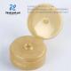 High Quality Custom Gold Plastic Disc Lid Bottles Flip Cosmetic Bottles Cap