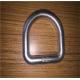 Drop Forged Safety D Rings / Lashing D Ring Stainless Steel 304 Material
