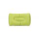 Neck Inflatable Travel Pillow Green Color Square Shape CGS Certification