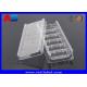 Clear Transparent Tray Packaging Medication Blister Packs For Glass Vials , Engrave Words Blister