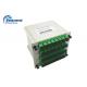 Fiber Optic SC APC Cassette PLC Splitter 2x32 Insertion Type