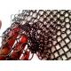 1.2mm Dia10mm OD Decorative looped Metal Ring Mesh For Lamp Cover By Custom made