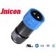 Push Locking IP67 Waterproof Connector M23 8 Pin Panel Mount For E Scooter