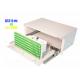 Electrical Rack Fiber Patch Panel Box , 144 Port Fiber Patch Panel 4U