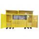 Garage Storage Made Simple Cold Rolled Steel Tool Cabinet with Sink and Silver Finish