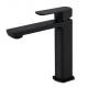 Filter System Solid Brass Bathroom Sink Faucet Basin Mixer Matt Black