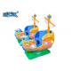 Common Mobile Pirate Ship Swing Ride Kiddie Ride Machine For 2 People