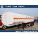 3 Axles petrol / palm oil / diesel tank trailer 45000 liters with 1 - 7 compartments