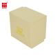 Custom Yellow Magnet Folding Paper Packaging Gift Box With Base And Lid Closure For Jewelry