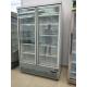 Cheap Double Door Under Unit Vertical Glass Door Freezer Commercial Refrigerator