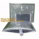 Factory Transparent Cosmetic k clear bubble bags/Hot sale Slider Zipper Bag,wholesale metallic glossy holographic
