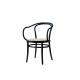 Rattan Seat Black Beech Wood Ash Wishbone Chair 54cm Width