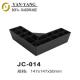 147*147*50mm high black furniture accessories injection plastic corner sofa legs JC-014