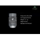 400ml oval glass storage jar