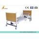 Simple Electric Medical Hospital Beds / Home Care Bed Linak Motor With Mattress (ALS-HE005)