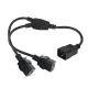 C20 Male To Iec Socket C19 15A Black H05vvf 3G 1.5Mm 250V 10A 13A 16A Supply Power Cord