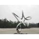 Metal Decoration Modern Abstract Sculpture Large Steel 3m Height Corrosion Resistant