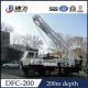 DFC-200 large well caliber truck mounted hydraulic hard rock drilling machine