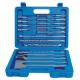 17-piece SDS-plus hammer drill set in Plastic box, single or cross tip