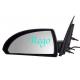 Black Plastic Side View Mirror Replacement For 05 - 09 Chevrolet Impala