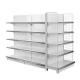 Supermarket Gondola Wire Display Shelving Metal Retail Store Steel Shelf Wire Mesh Back Panel