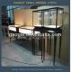 good quality metal table jewelry display cases
