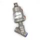 Air Operated Angle Seat Valve SS304 SS316 For Gas Industry