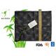 Black Anti Resistant Waterproof Wet Bag Single Drawstring / Zipper Available